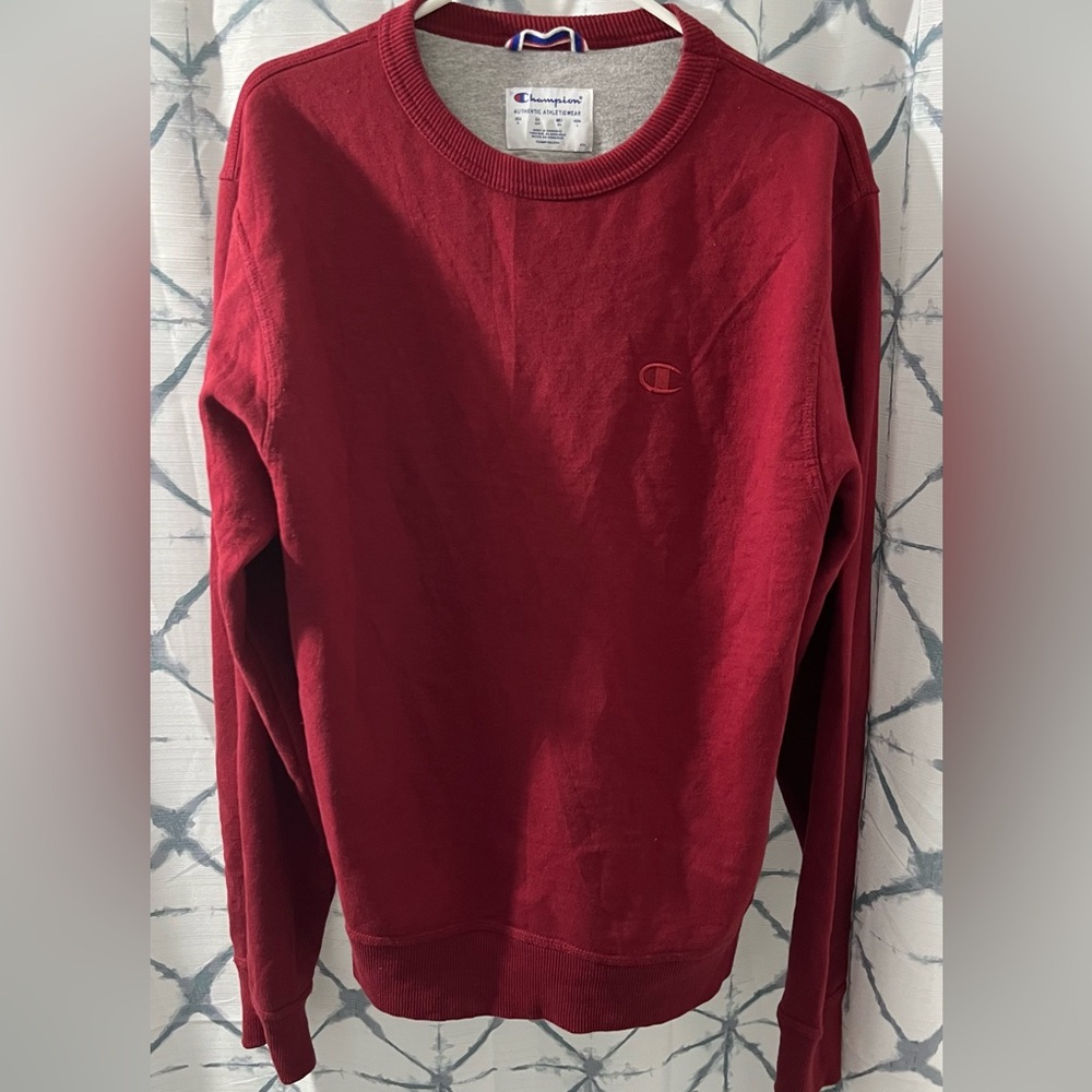 Champion Red Crewneck Mint Condition